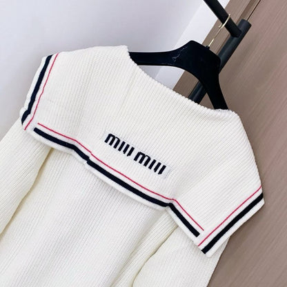 Miu Miu Sailor Knit Cardigan