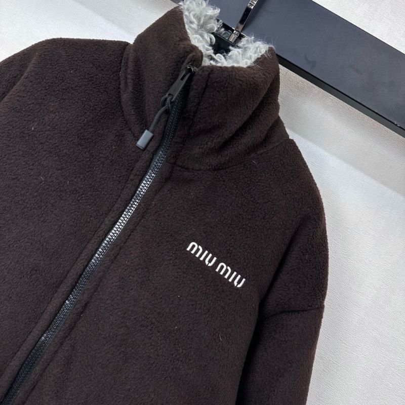 Miu Miu Pile fleece jacket
