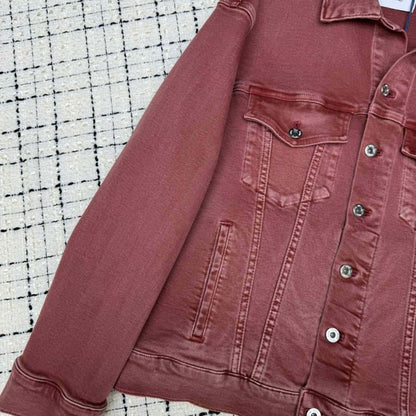 Miu Miu red denim jacket