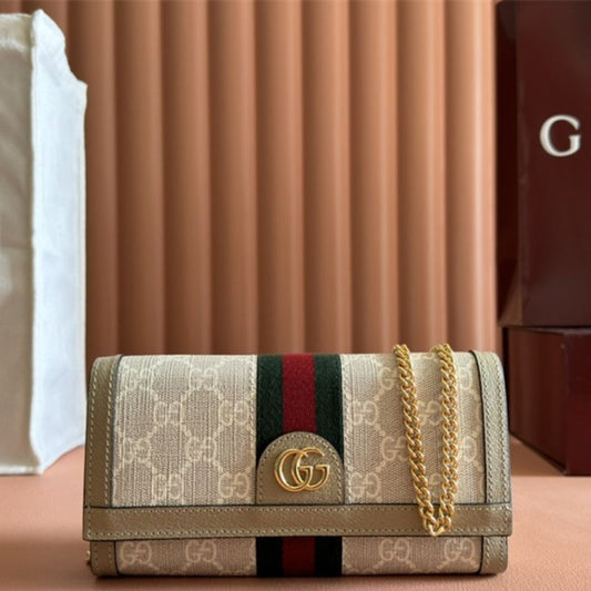 Gucci Ophidia chain wallet.