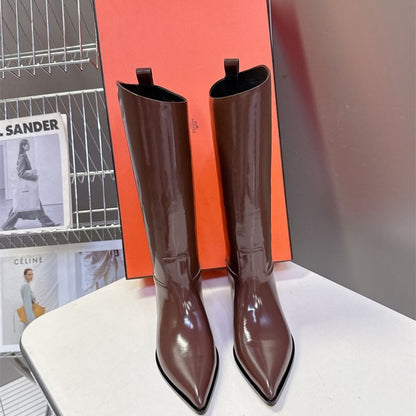 Hermes knee-high riding boots