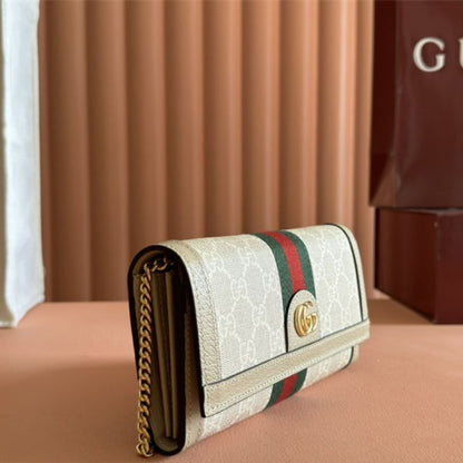 Gucci Ophidia chain wallet.