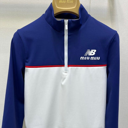 Miu Miu x New Balance Stretch Technical Jersey Top