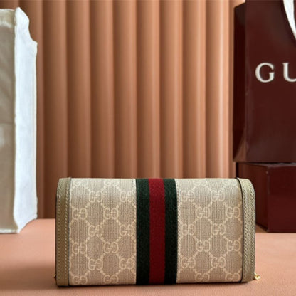Gucci Ophidia chain wallet.