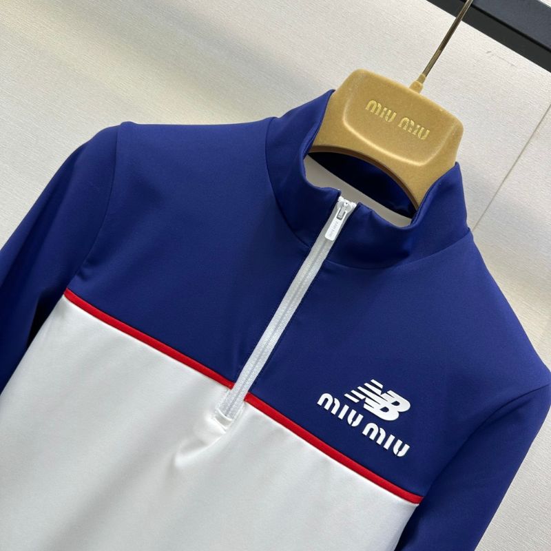 Miu Miu x New Balance Stretch Technical Jersey Top