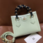 Gucci Diana small tote bag in light green leather