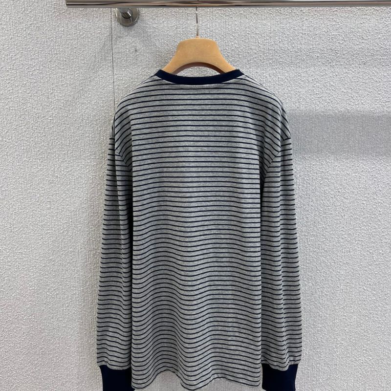 Miu Miu striped long-sleeved T-shirt