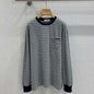 Miu Miu striped long-sleeved T-shirt