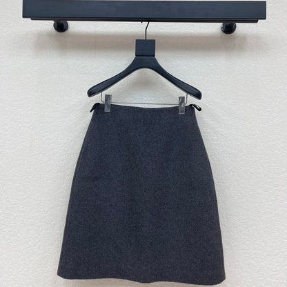 Miu Miu gray skirt suit