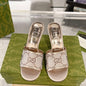 Gucci GG Crystal Sandals