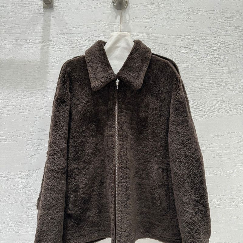 Miu Miu Fleece Down Jacket.