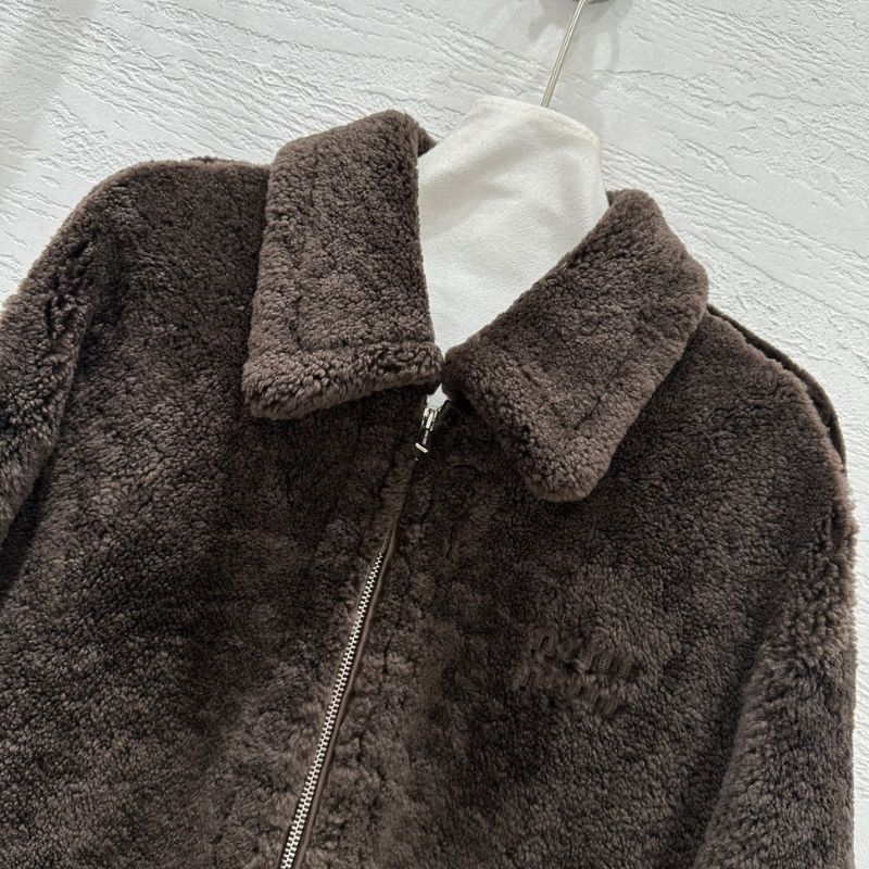 Miu Miu Fleece Down Jacket.