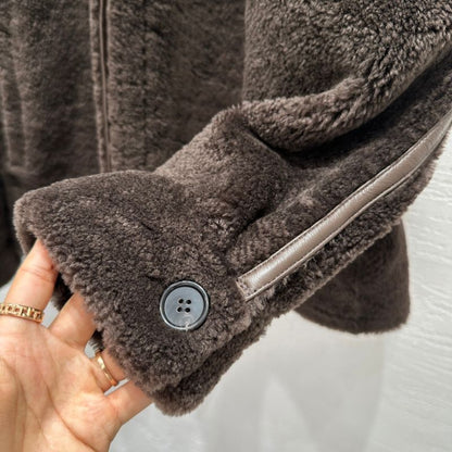 Miu Miu Fleece Down Jacket.