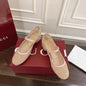 Gucci Charline GG mesh Mary Jane flats.