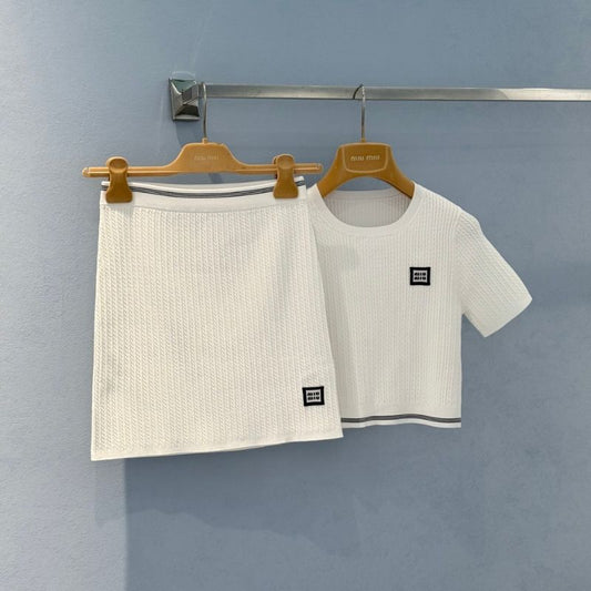 Miu Miu knit two-piece set