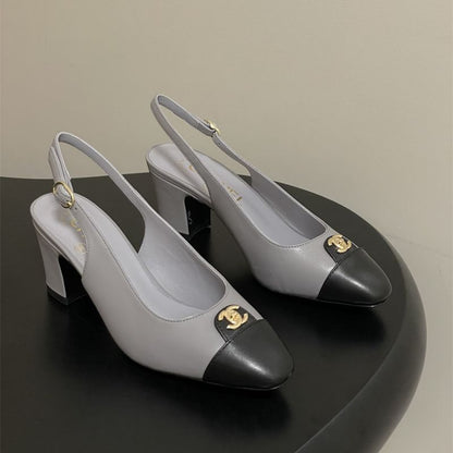 Chanel slingback pumps