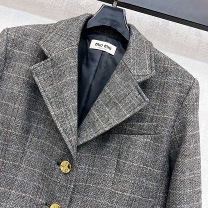 Miu Miu single-breasted blazer.