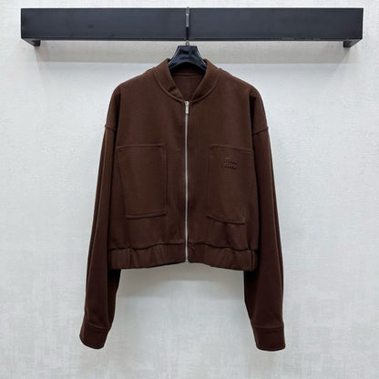 Miu Miu Meta Short Sweat Jacket.