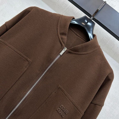 Miu Miu Meta Short Sweat Jacket.