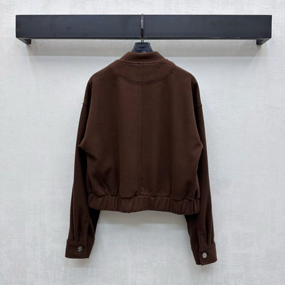 Miu Miu Meta Short Sweat Jacket.