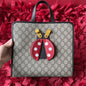 Gucci Children's GG Supreme Ladybug tote bag
