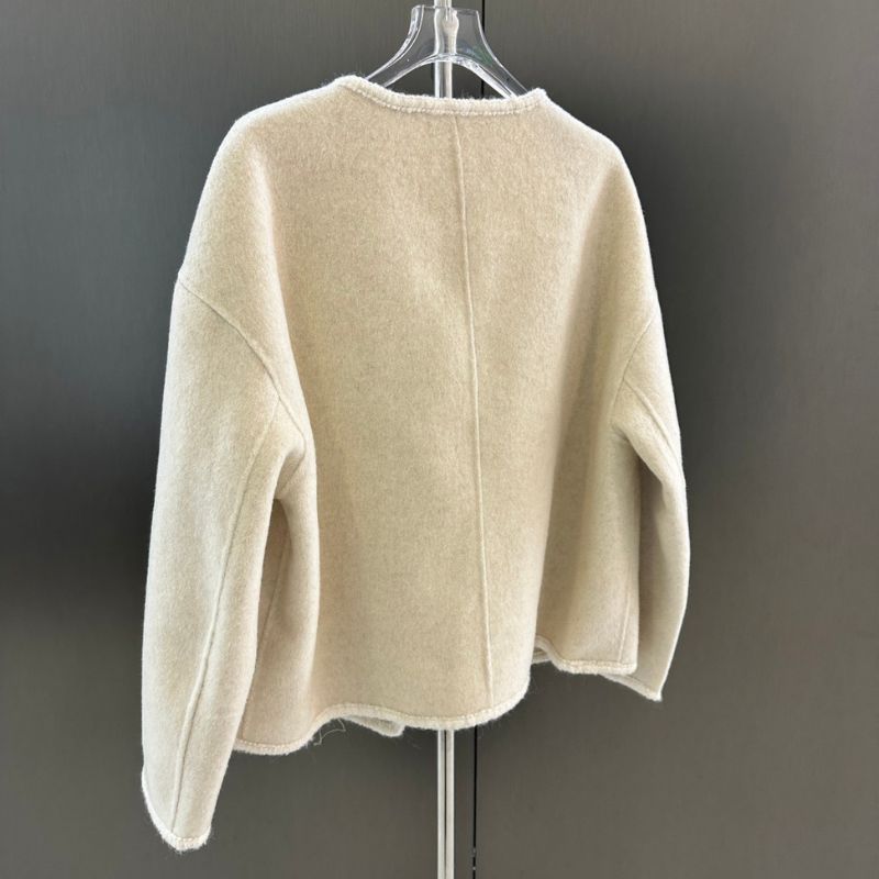 Miu Miu felted wool-blend cardigan jacket