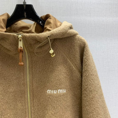 Miu Miu Pile hoodie jacket