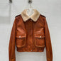 Miu Miu Nappa leather jacket