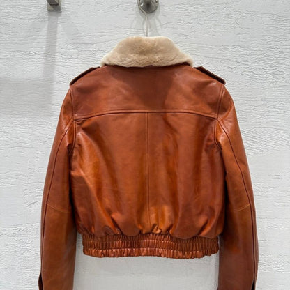 Miu Miu Nappa leather jacket