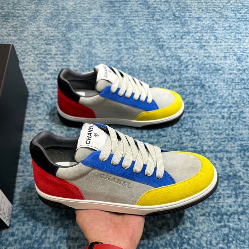 Chanel CC Sneaker Metis Casual Blue Yellow Mix Black Red Sude