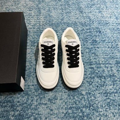 CC Sneaker Black Mix White Cowhide