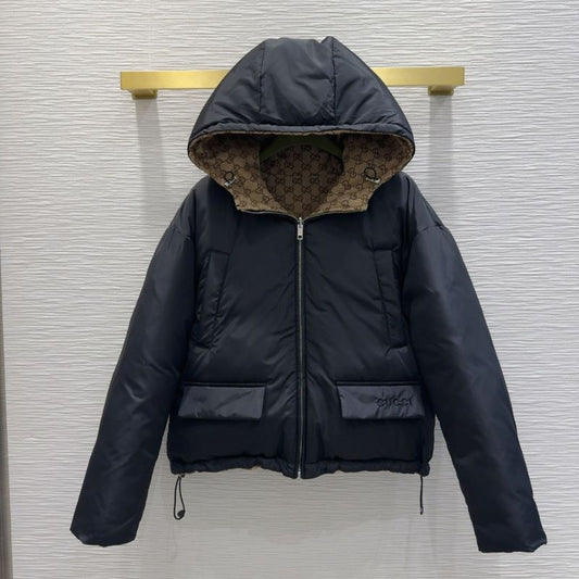 Gucci GG Parachute Nylon Padded Jacket