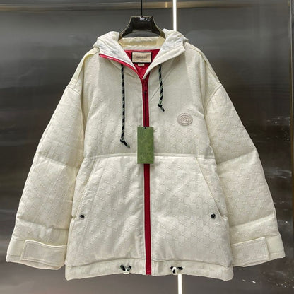 Gucci GG Cotton Canvas Puffer Jacket
