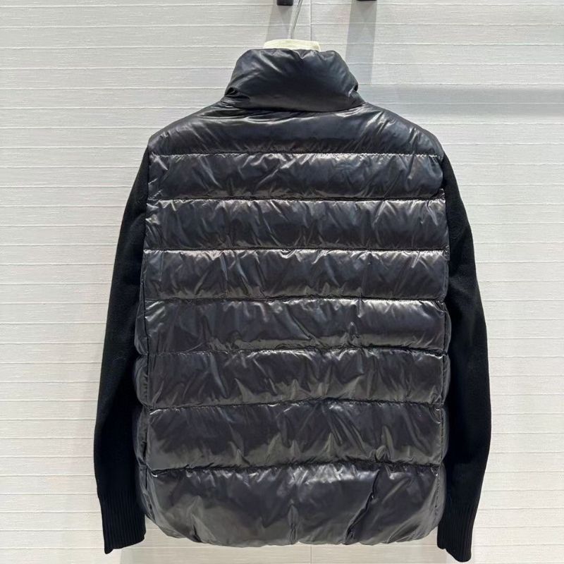 Funnel Neck Brand Patch Shell Down Jacket