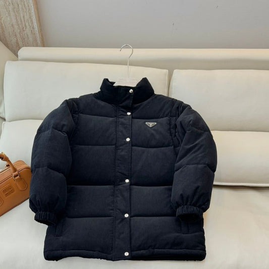 Prada Convertible Cropped Down Jacket