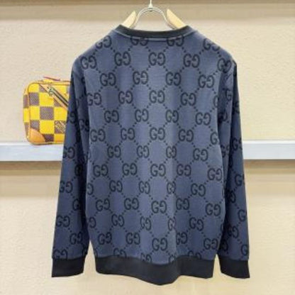 Gucci Wool Jacquard GG Shadow Sweatshirt