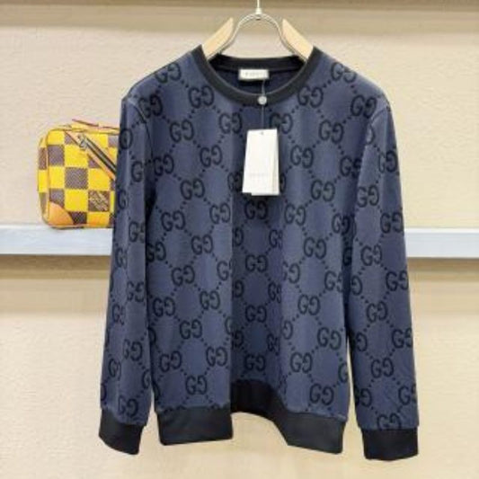 Gucci Wool Jacquard GG Shadow Sweatshirt
