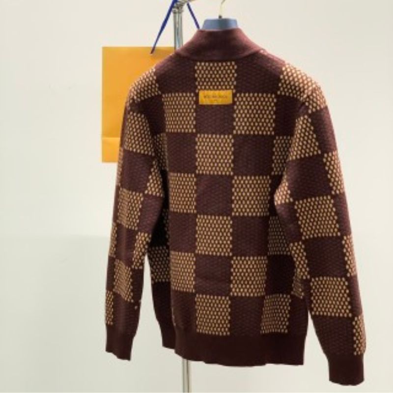 LV Damier Leather Harrington