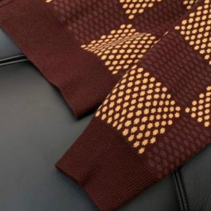 LV Damier Leather Harrington