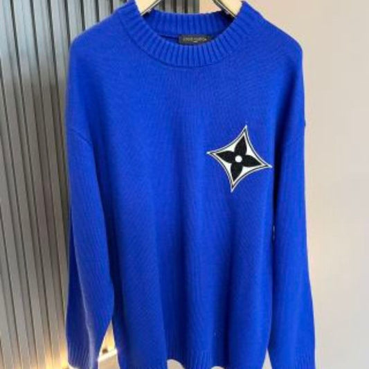 LV Chunky Wool Blend Pullover