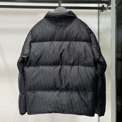 Men’s Dior Oblique Down Jacket Black