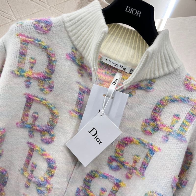 Dior Jacquard Knit Cardigan