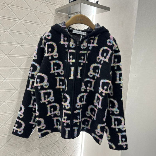 Dior Printed Letter Jacquard Sweatshirt