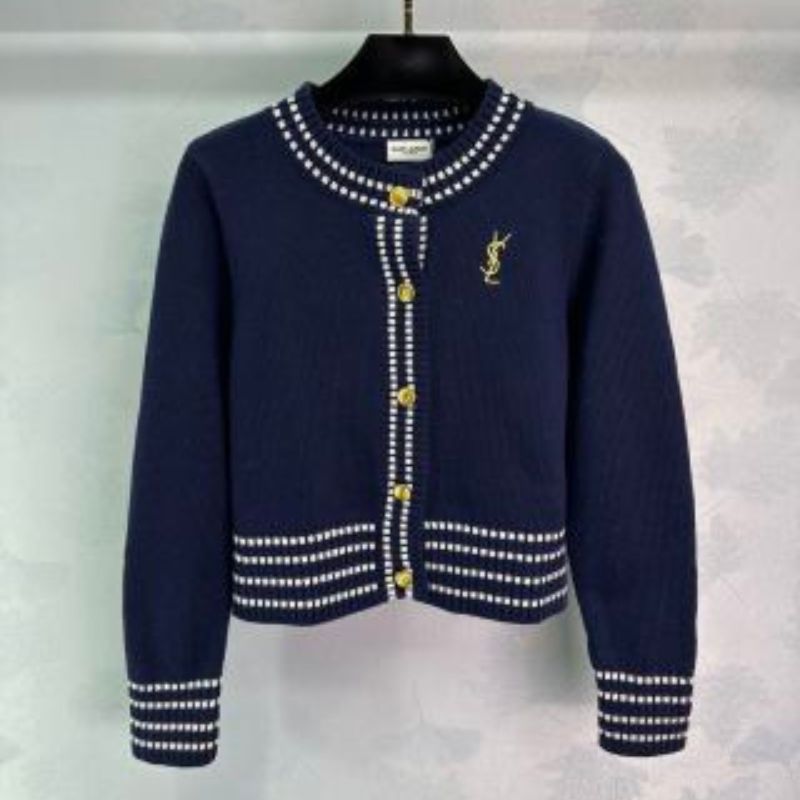 Ysl Cardigan Embodies Sweatshirt