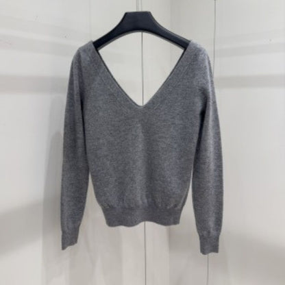 Saint Laurent V-Neck Sweatshirt