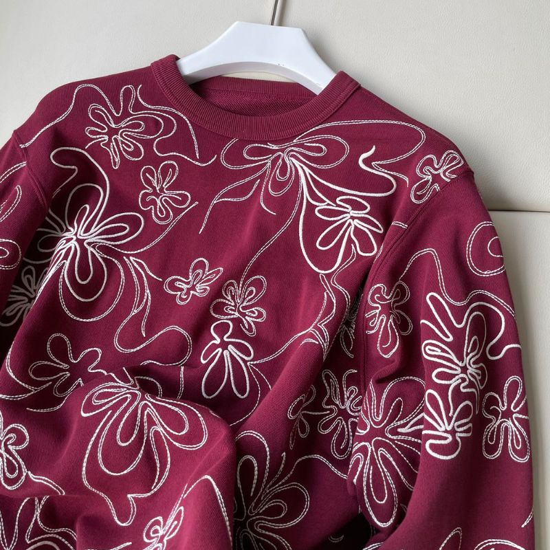 Hermes Dries Van Noten Flower Sweatshirt