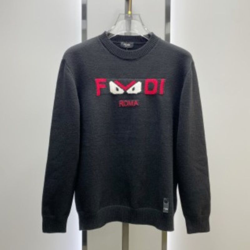 Fendi SS Eyes Letter Fendi Pattern Sweatshirt