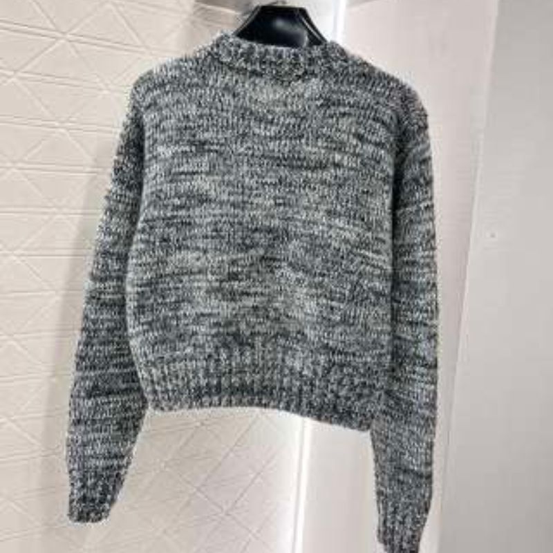 Celine Sequined Zip-Up Knit Cardigan