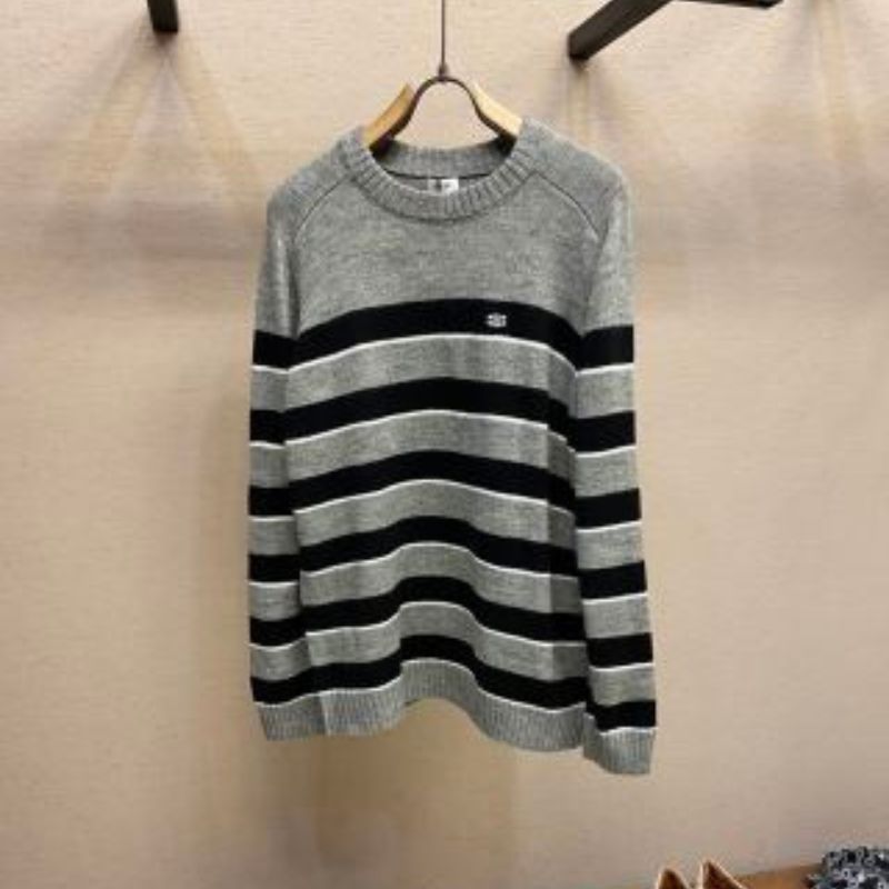 Celine Arc de Triomphe Striped Wool Sweatshirt