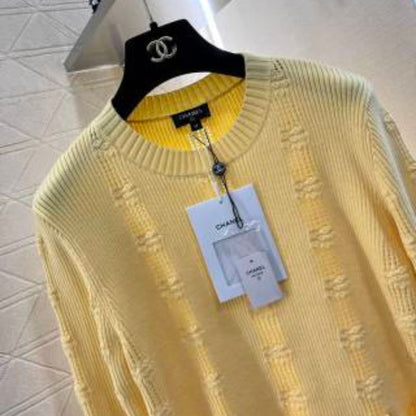 Chanel Hollow Belt Pullover Sweatshirt